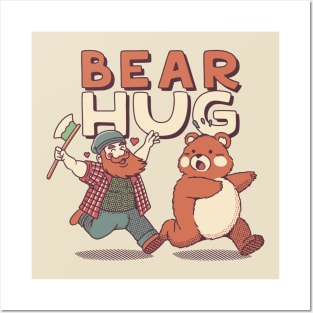 Bear Hug Cuteness Attack by Tobe Fonseca Posters and Art